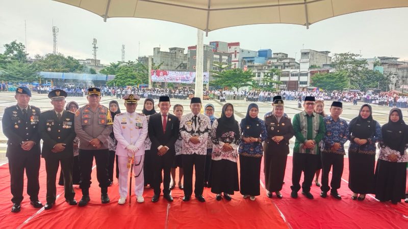 Polres Tanjung Balai Bersama Walikota Hadiri Upacara Peringatan Hari Guru Nasional ke 78