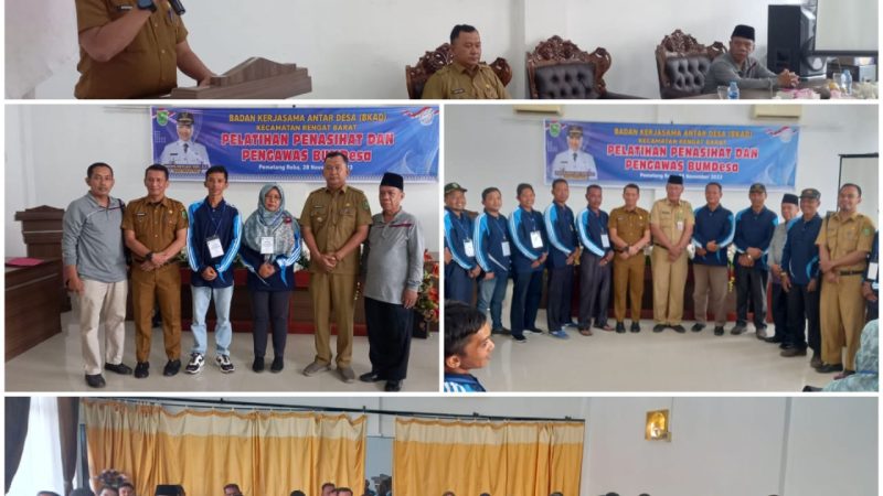 Wujud Kemajuan BUMDes Rengat Barat, Kadis PMD Inhu Buka Pelatihan Kompetensi Yang di Taja BKAD