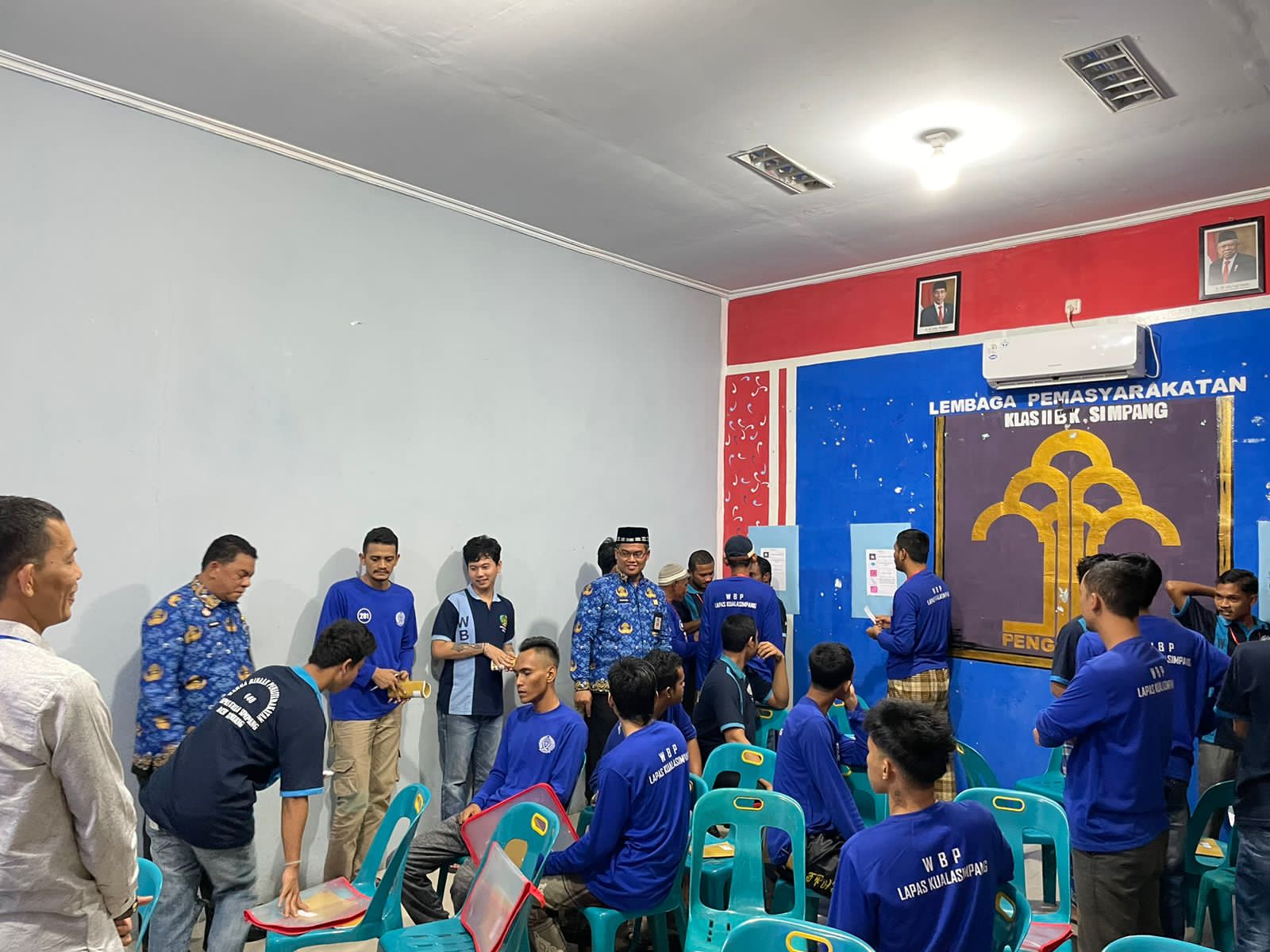 23 WBP Lapas Kelas IIB Kuala Simpang, Mengikuti Kegiatan Sekolah Kejar Paket Oleh Dinas Pendidikan Aceh Tamiang