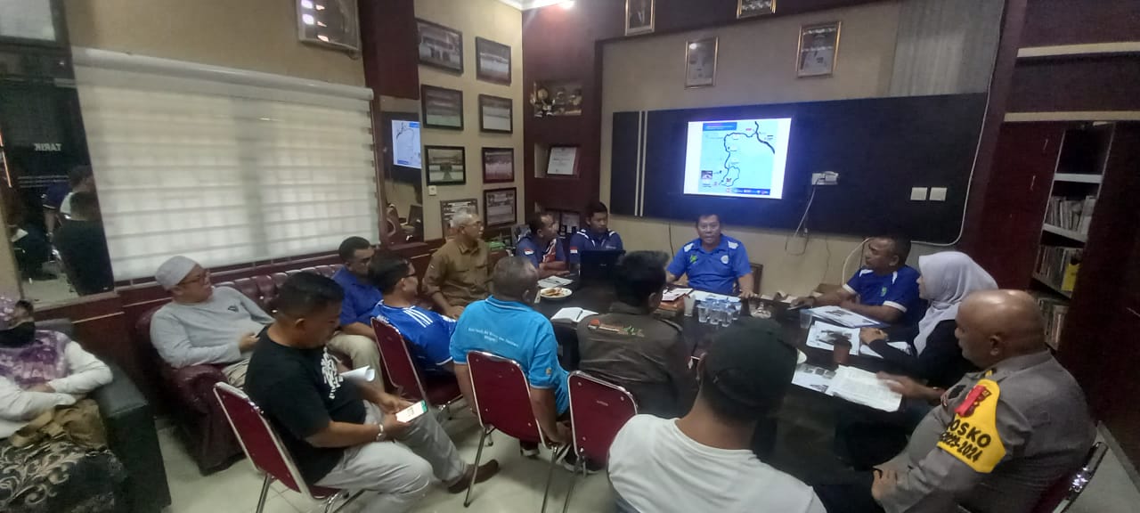 Kadisporapar Inhu Pimpin Rapat Persiapan Rakonis Parawisata Se Provinsi Riau