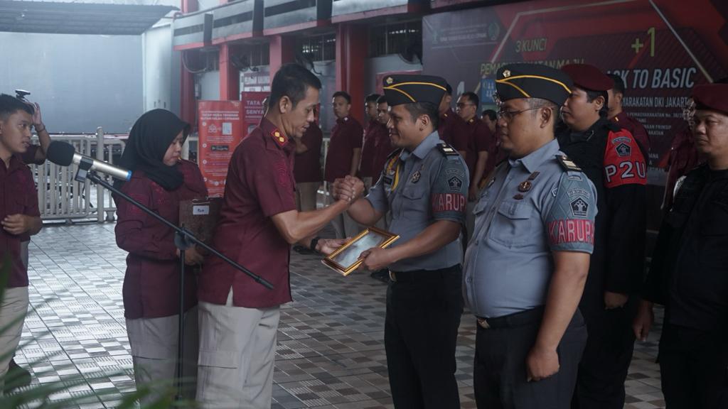 Sukarno Ali Apresiasi Kinerja Petugas Pengamanan Rutan Cipinang Dalam pengamanan Upaya Pelarian Warga Binaan