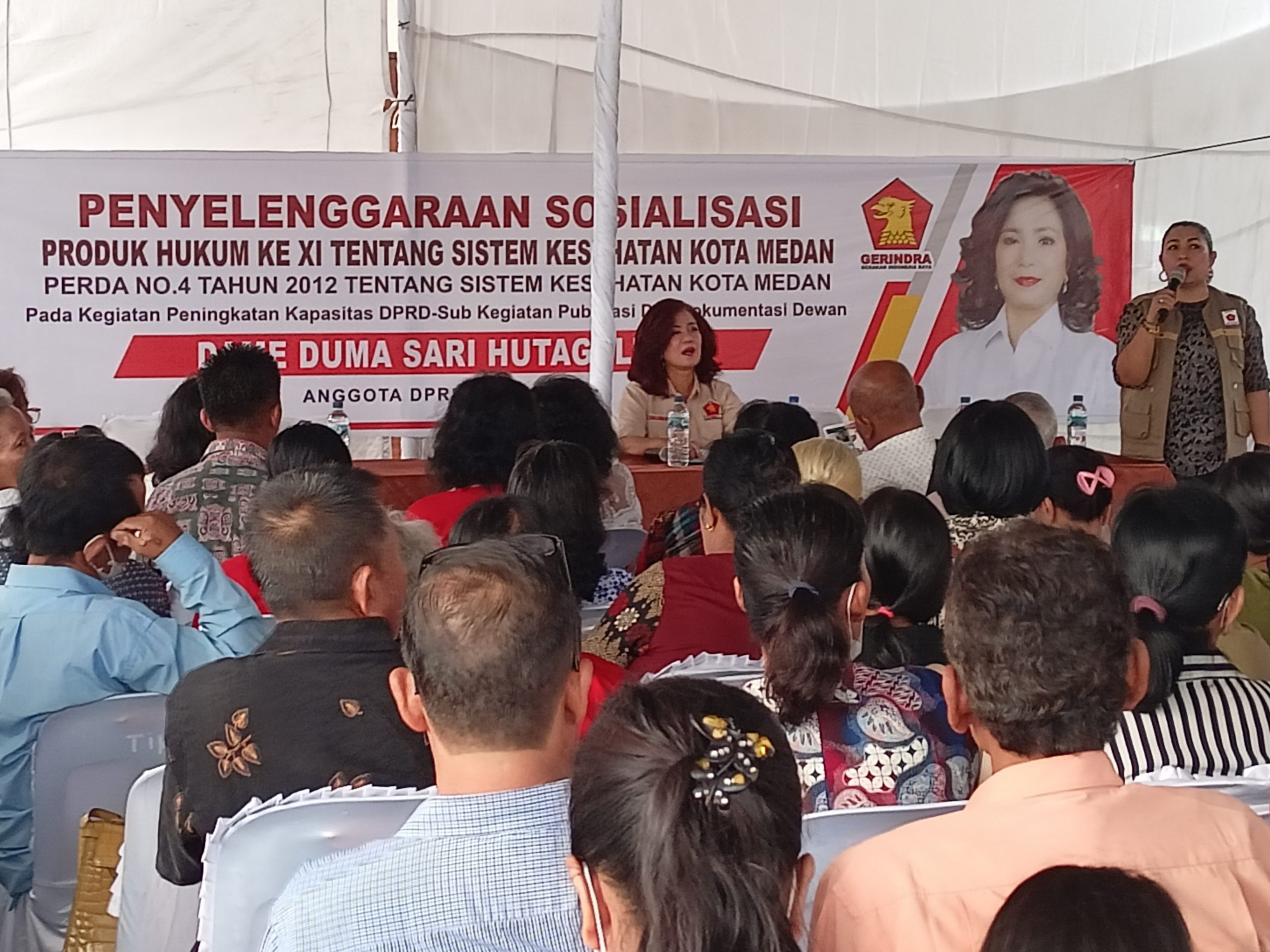 Penyelenggaraan Sosperda ke XI Sesi I Tentang Sistem Kesehatan Kota Medan, Duma Terangkan Manfaat BPJS Kesehatan dan UHC