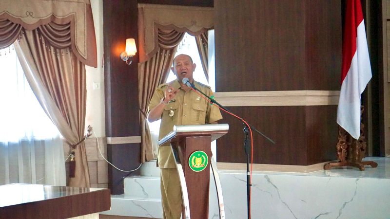 Plt Bupati Langkat Buka Rakor Kemiskinan Ekstrim