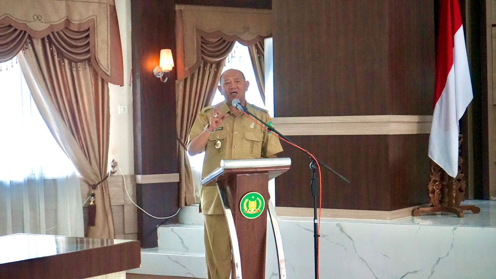 Plt Bupati Langkat Buka Rakor Kemiskinan Ekstrim