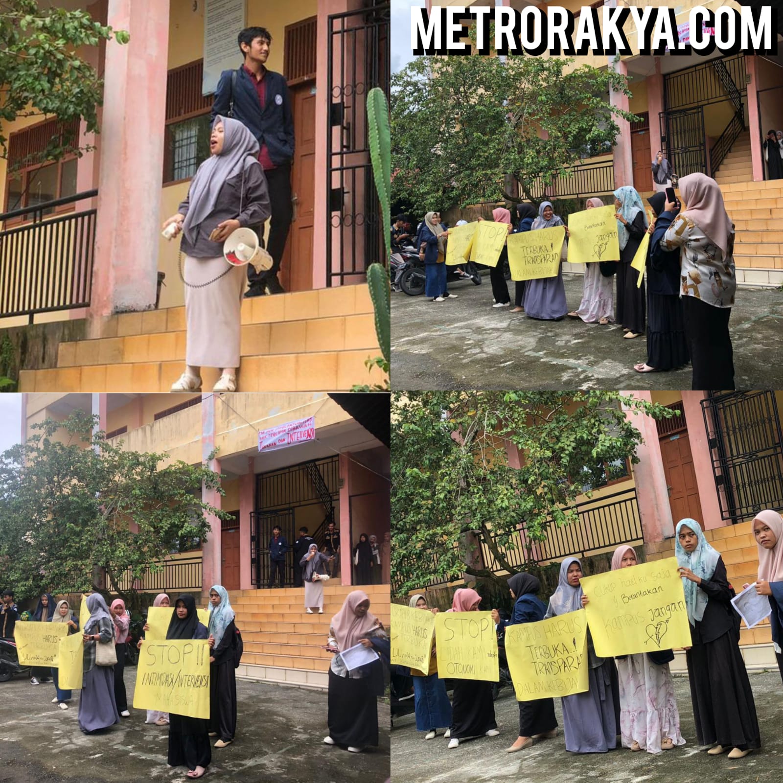 Mahasiswa STIKIP Bina Bangsa Meulaboh Lancarkan Aksi Gugat Pimpinan Kampus Transparan Dalam Kebijakan