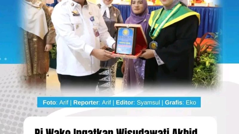 Pj Wako Ingatkan Wisudawati Akbid Nusantara Harus Kuasai Digitalisasi