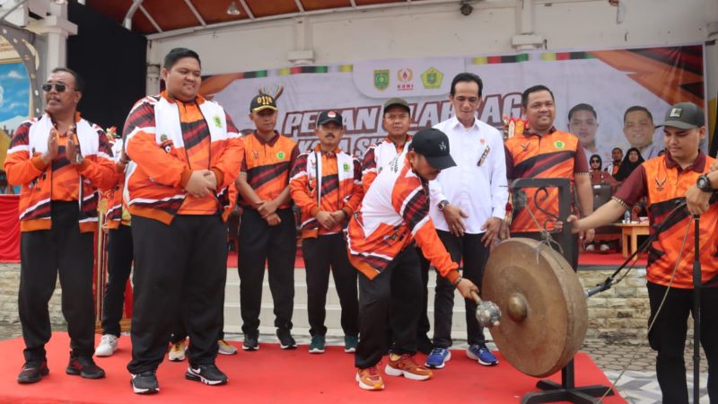 608 Atlit Ikuti Pembukaan Pekan Olahraga Kota Subulussalam Tahun 2023