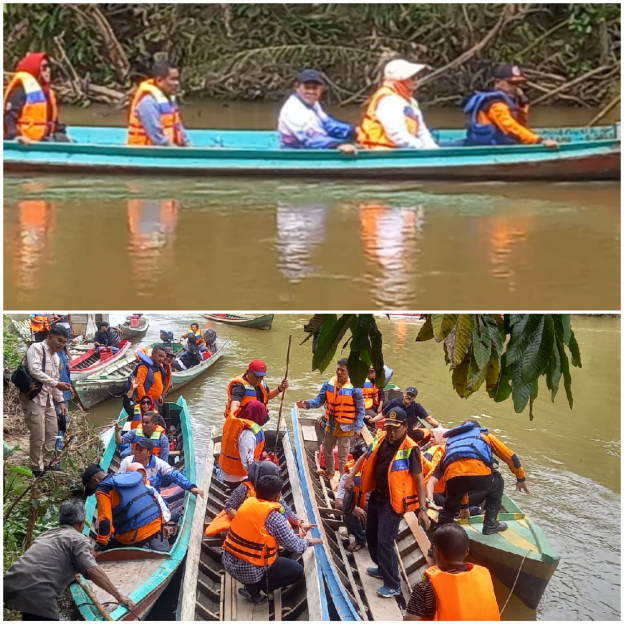 Mewakili Bupati, Asisten I Setda Inhu Syahruddin Pimpin Susur Sungai Wisata Alam Bersama Kadispora Se Riau
