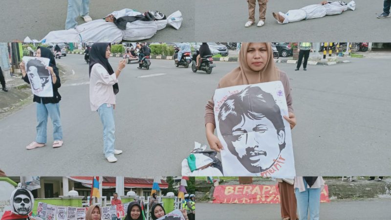 Sembilan Tuntutan KPW SMuR Aceh Barat Dalam Tuntutan Aksi Hari HAM