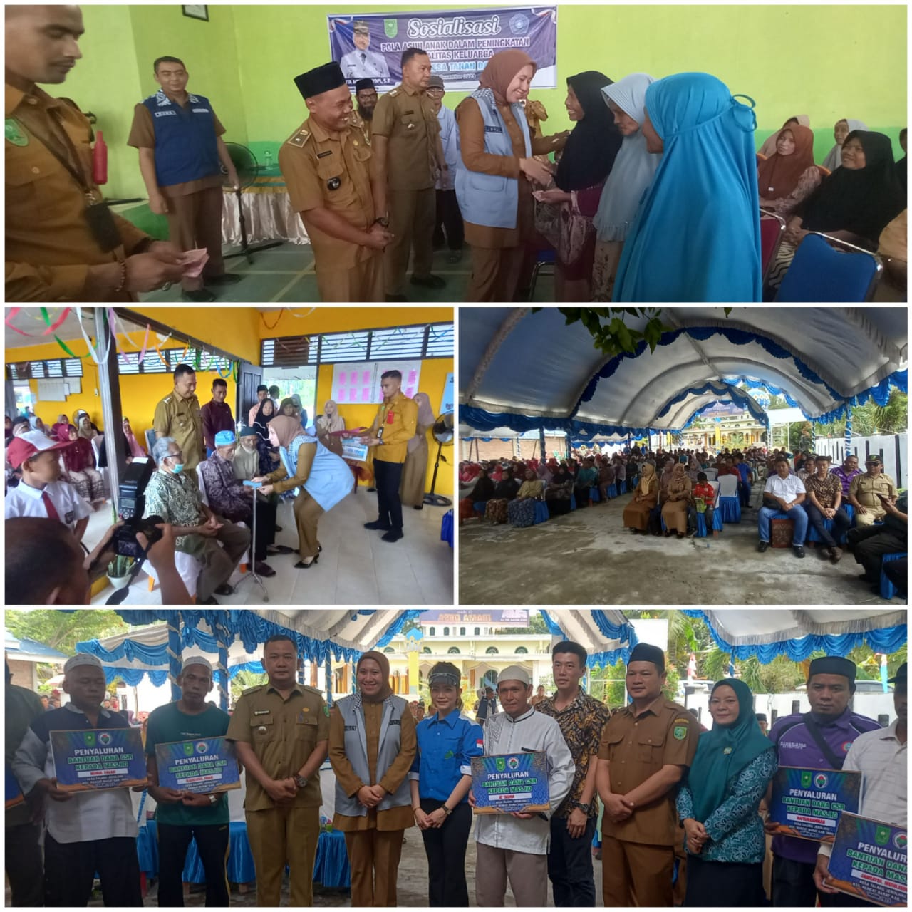 Wujudkan Kemajuan Desa, Bupati Inhu  Irama Desa Gelombang Dua di Kecamatan Rengat Barat