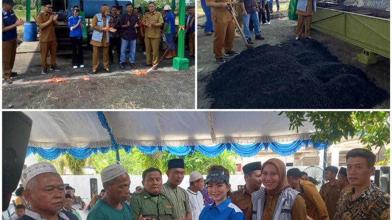 Bupati Inhu Resmikan Pengelolaan Pupuk Organik, PKS PT. SSR Salurkan Bantuan