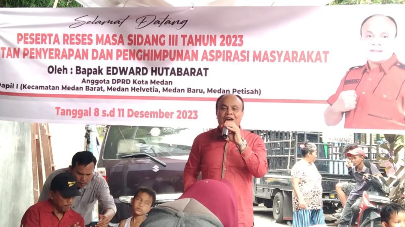 4 Hari Melaksanakan Reses, Edward Hutabarat Masih Banyak Menerima Keluhan Warga Tentang Layanan BPJS Nakes, Perbaikan Infrastruktur dan PKH