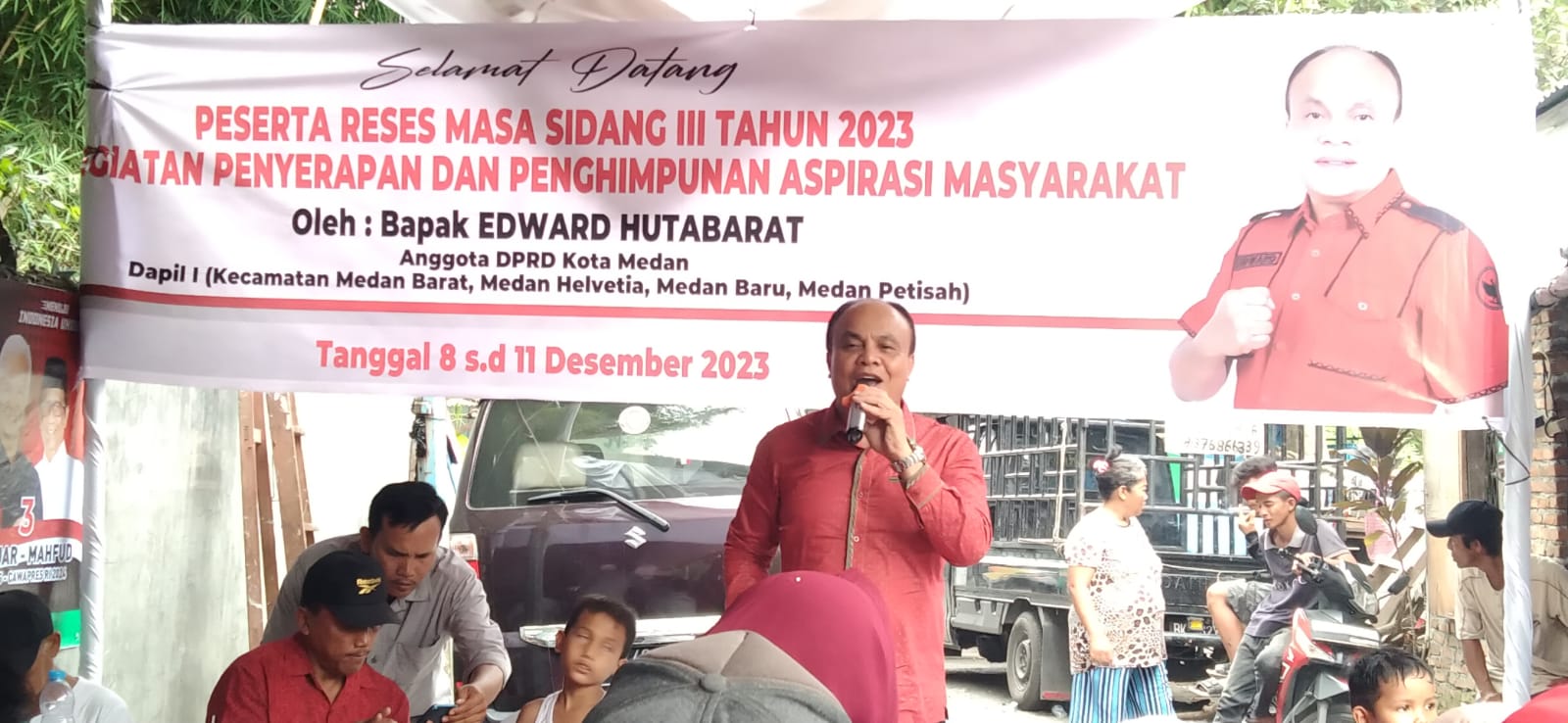 4 Hari Melaksanakan Reses, Edward Hutabarat Masih Banyak Menerima Keluhan Warga Tentang Layanan BPJS Nakes, Perbaikan Infrastruktur dan PKH