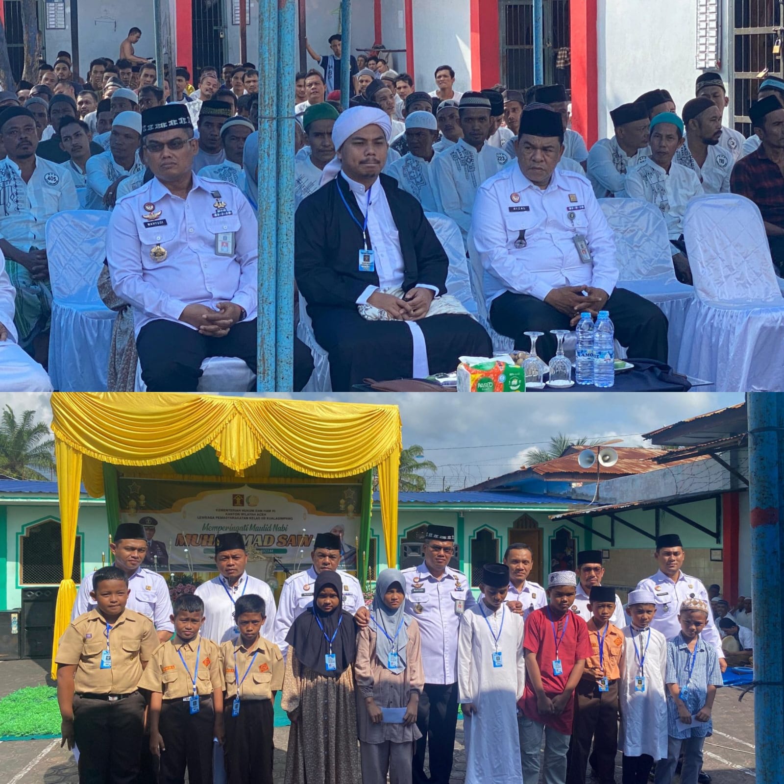 Lapas Kuala Simpang Gelar Maulid Nabi Muhammad SAW 1145 H Serta Santuni Anak Yatim