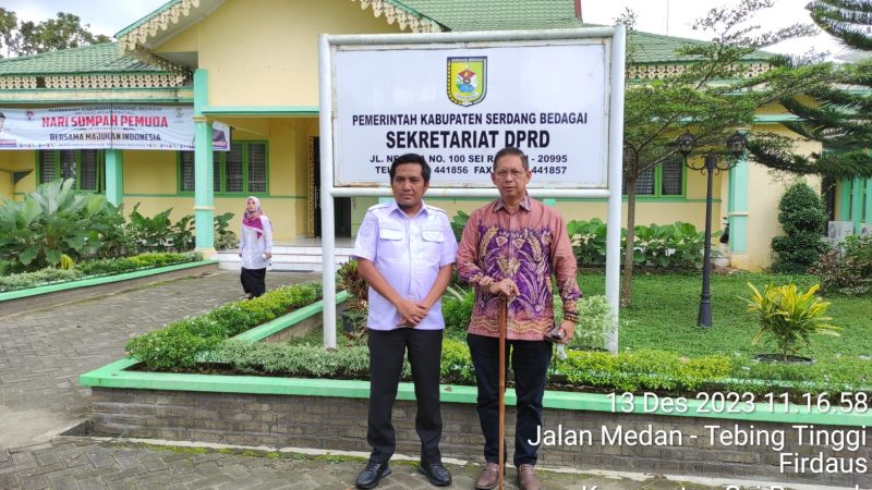 Wong Chun Sen Kunjungan kerja ke DPRD Kabupaten Sergai
