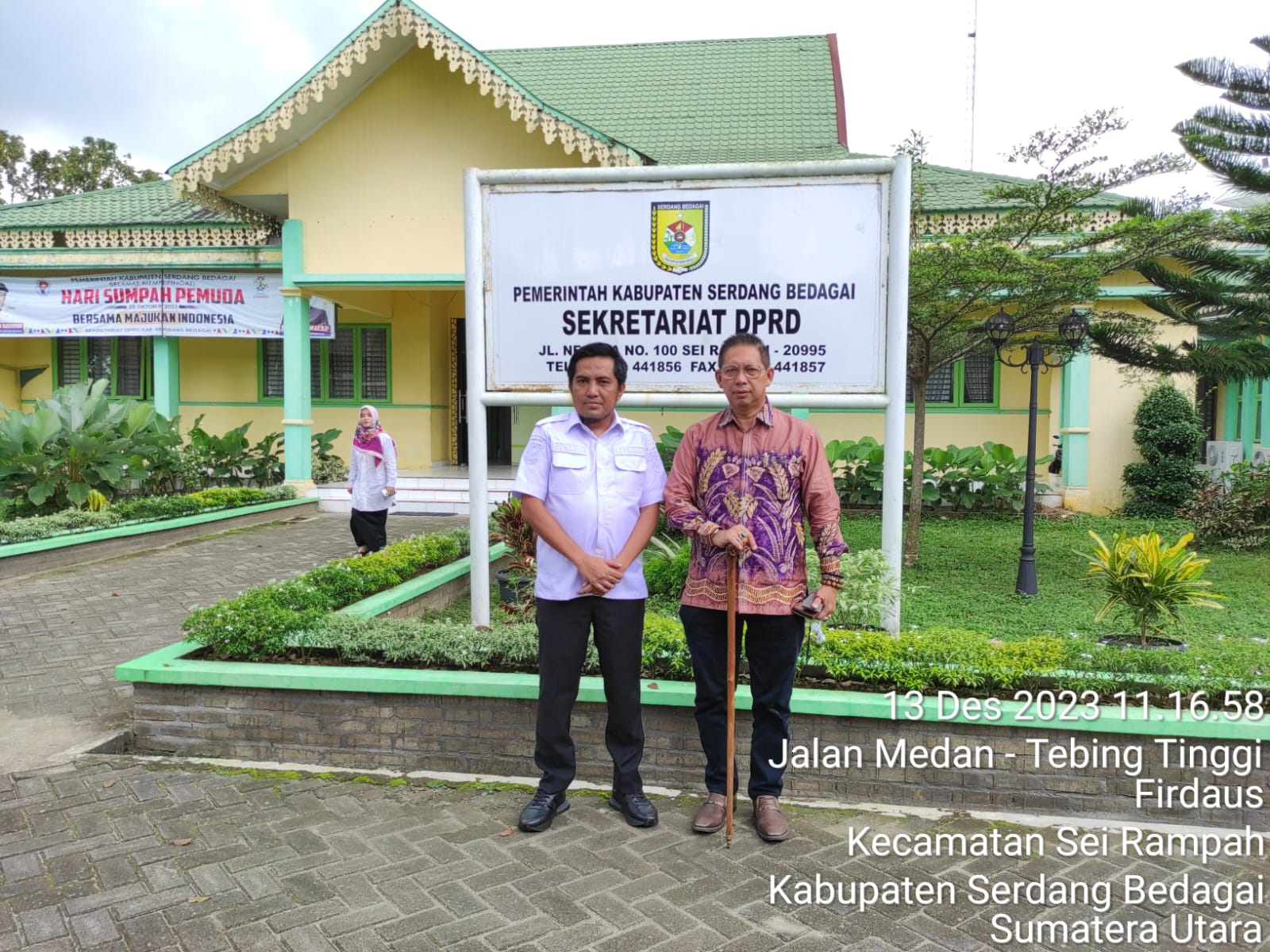 Wong Chun Sen Kunjungan kerja ke DPRD Kabupaten Sergai