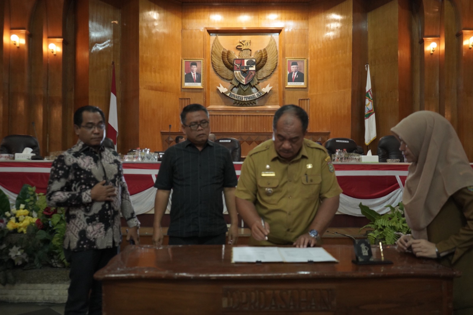 Wakil Bupati Asahan Ikuti Rapat Paripurna DPRD Kabupaten Asahan
