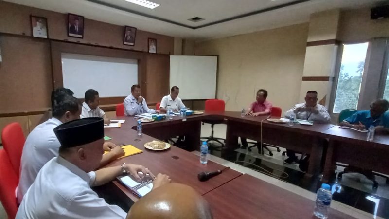 Surve Pekan Depan,  Sekda Inhu Pimpin Rapat Jalan Alternatif Kendaraan Odol