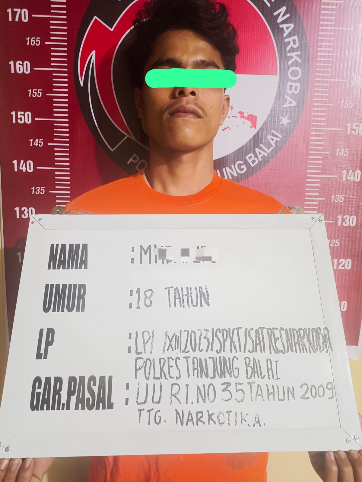 Polsek Sei Tualang Raso Amankan Empat Orang Pengedar Narkotika