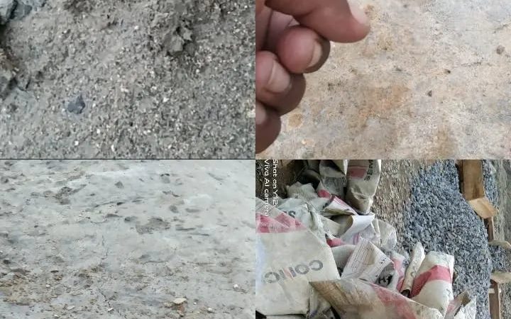 Diduga Pembangunan Jalan Perumahan Relokasi Blok B di Kerjakan Asal Jadi, Yudi Pihak Pemborong dari CV Balai Agung Belum berikan Tanggapan