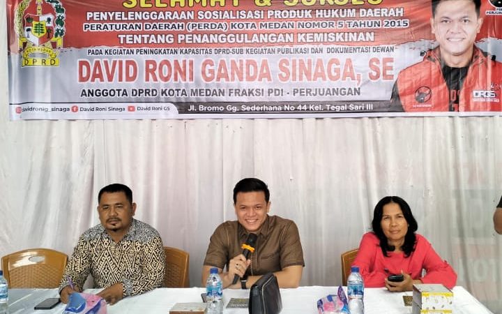 Saat Sosper, Warga Tegal Sari III Akui Kinerja David Roni G Sinaga Sangat Menyentuh dan Layak Duduk Kembali 2 Periode Sebagai Anggota DPRD Medan