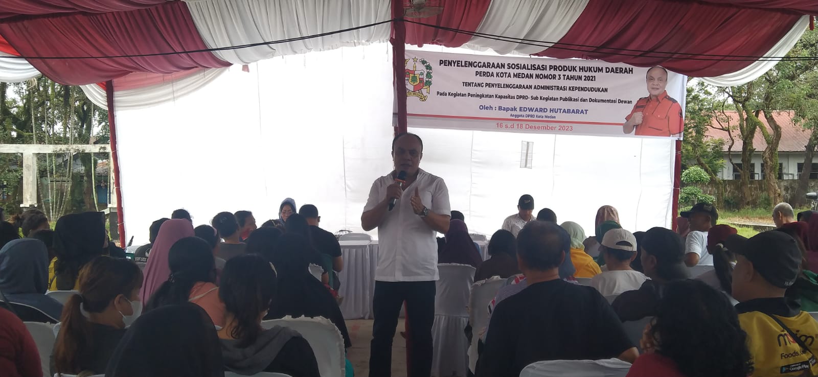 Sosperda Sesi 3, Edward Hutabarat Himbau Warga Pastikan Adminduk NIK KTP dan KK Aktif
