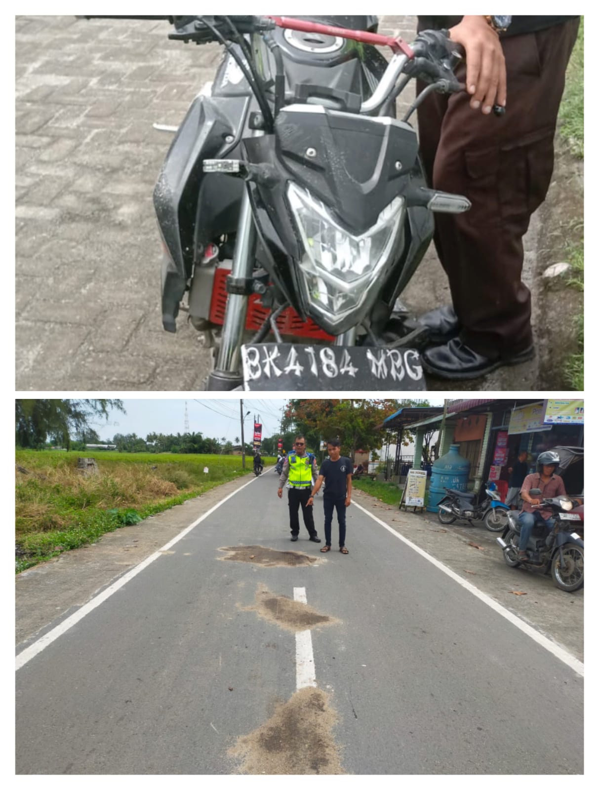 Dua Sepeda Motor Lakalantas di Sergai, Seorang Pelajar Meninggal Dunia