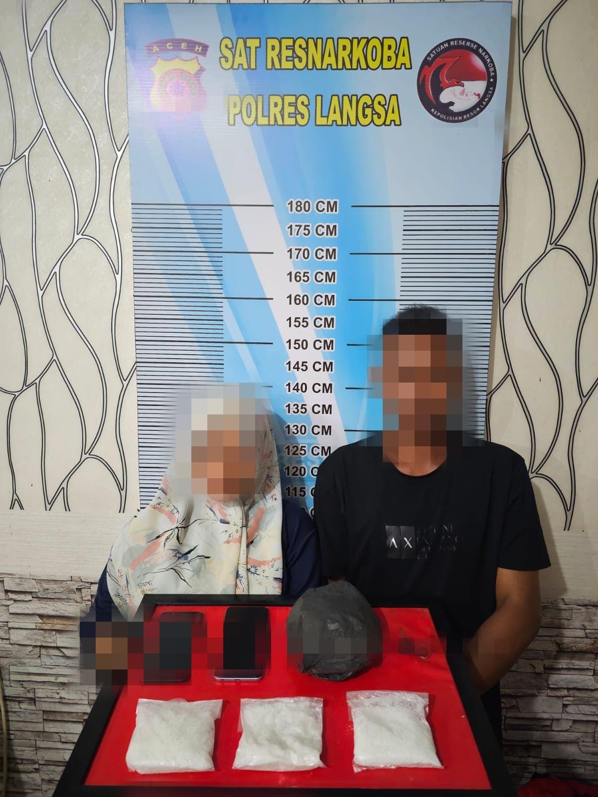305,60 Gram Sabu Diamankan Sat Resnarkoba Polres Langsa