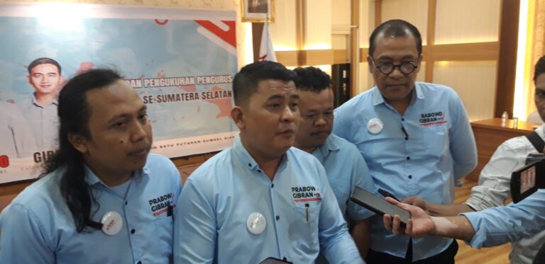 Pemilihan Capres Dan Cawapres 2024, JMP 08 Provinsi Sumsel Optimistis Prabowo – Gibran Menang Satu Putaran