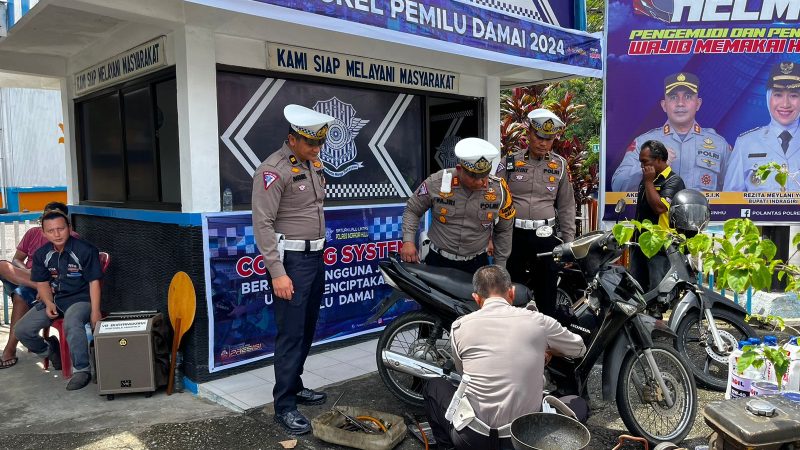 Inovatif, Satlantas Polres Inhu Buka Program Bengkel Pemilu Damai
