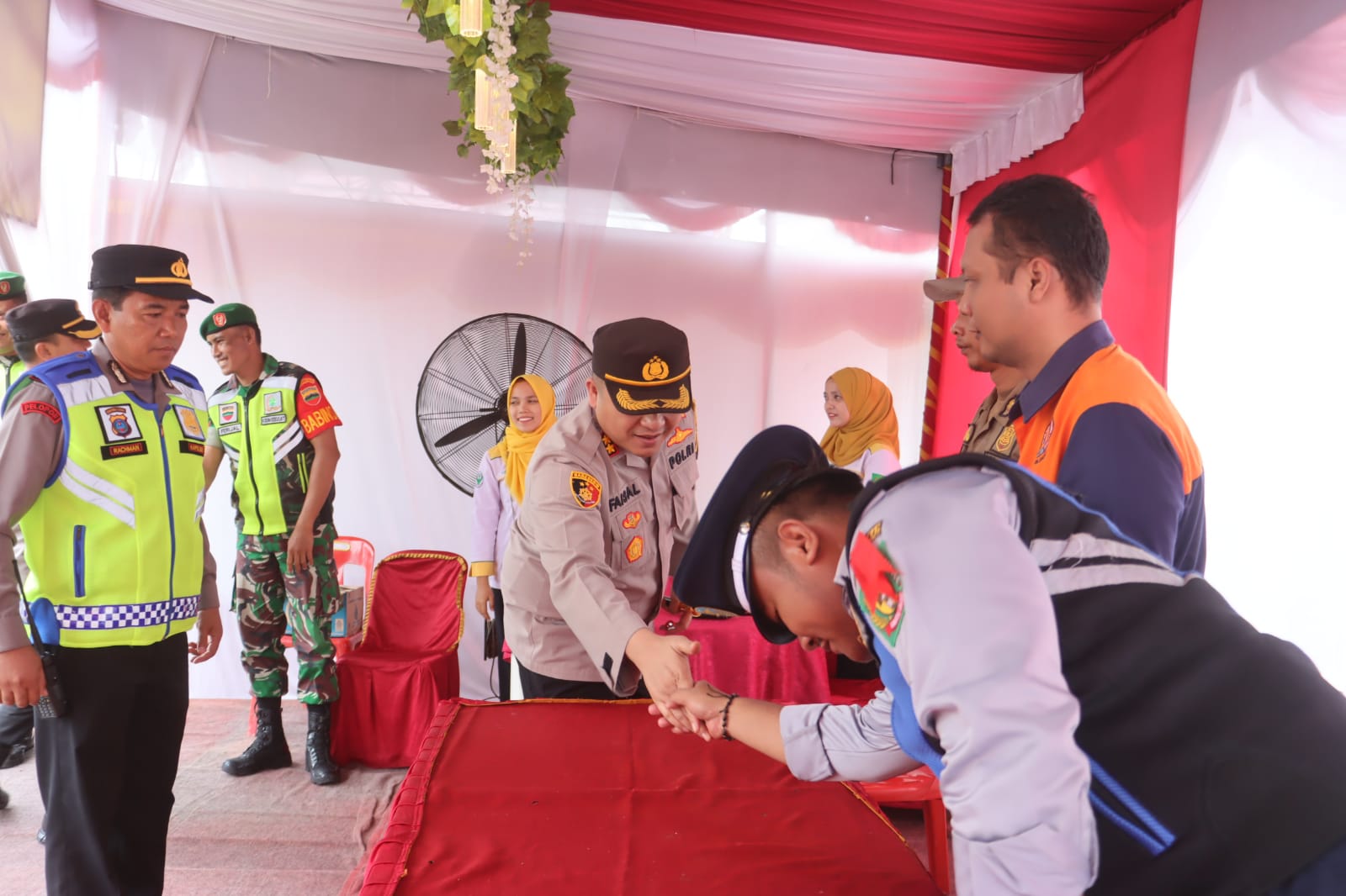 Kapolres Langkat Cek Pengamanan Ibadah Natal tahun 2023