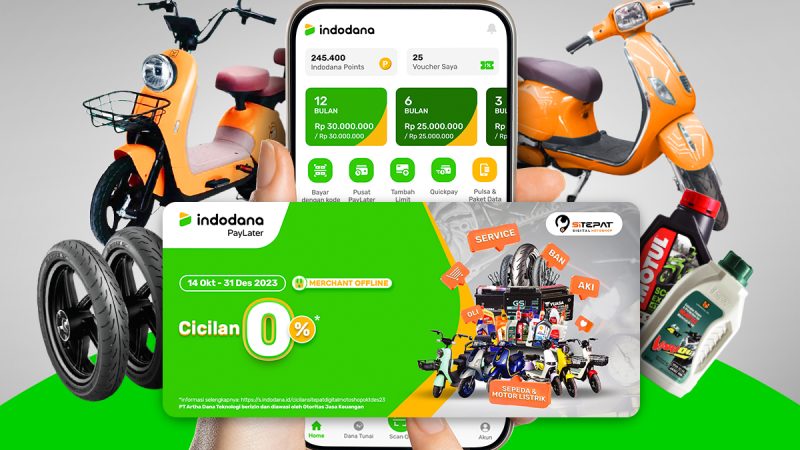 Kerja Sama Indodana dan SITEPAT Digital Motoshop Bikin Servis Sepeda Motor Jadi Lebih Mudah