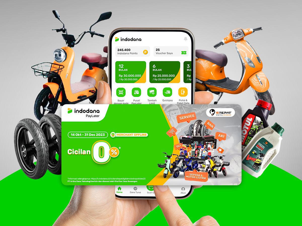 Kerja Sama Indodana dan SITEPAT Digital Motoshop Bikin Servis Sepeda Motor Jadi Lebih Mudah