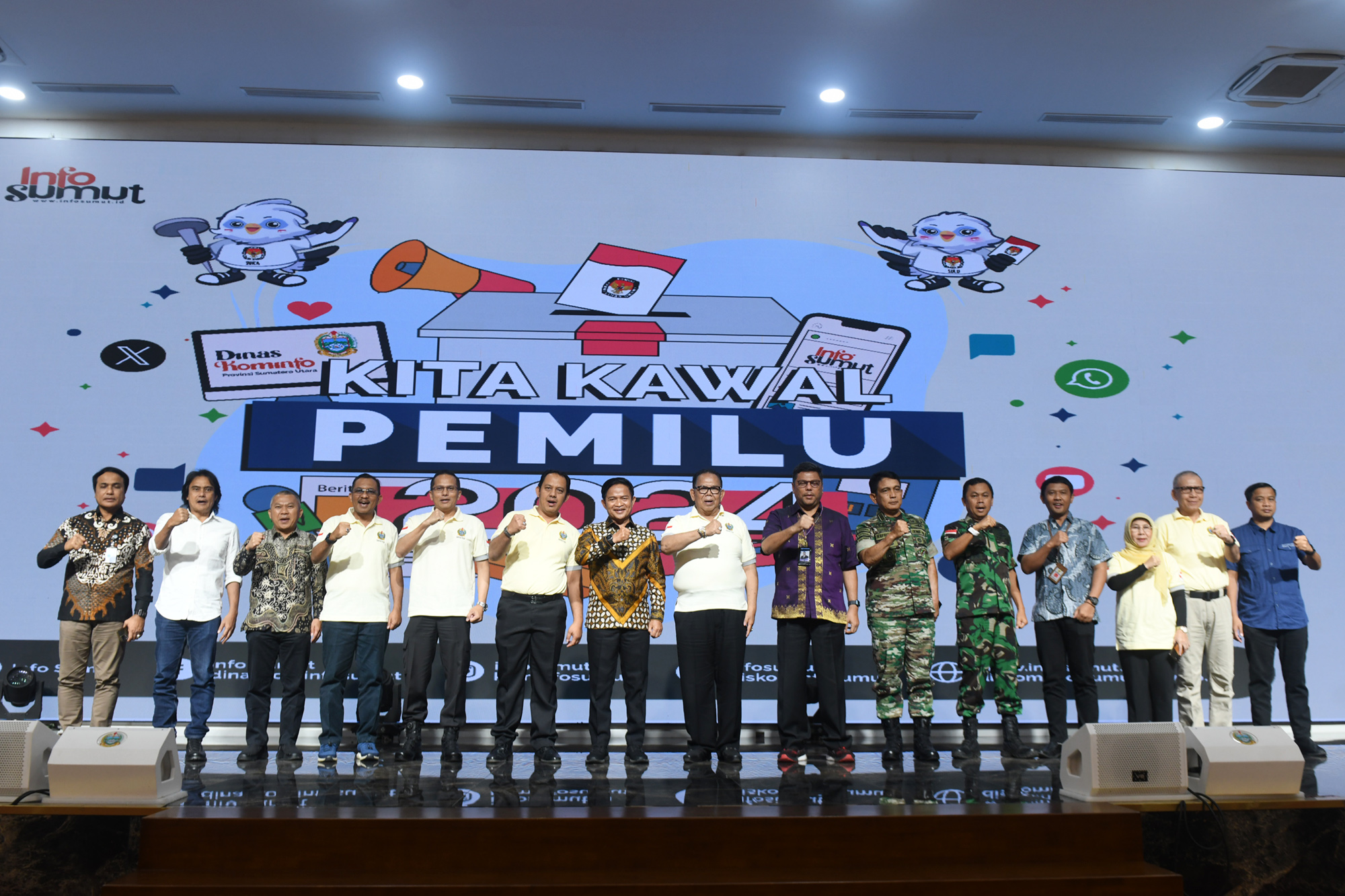 Sukseskan Pemilu 2024, Pj Gubernur Sumut Titip Pesan Penting Ini Pada Media dan Influencer