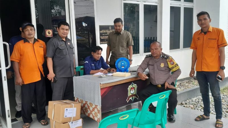 Polres Tanjung Balai Pengamanan Pendistribusian Logistik Pemilu 2024