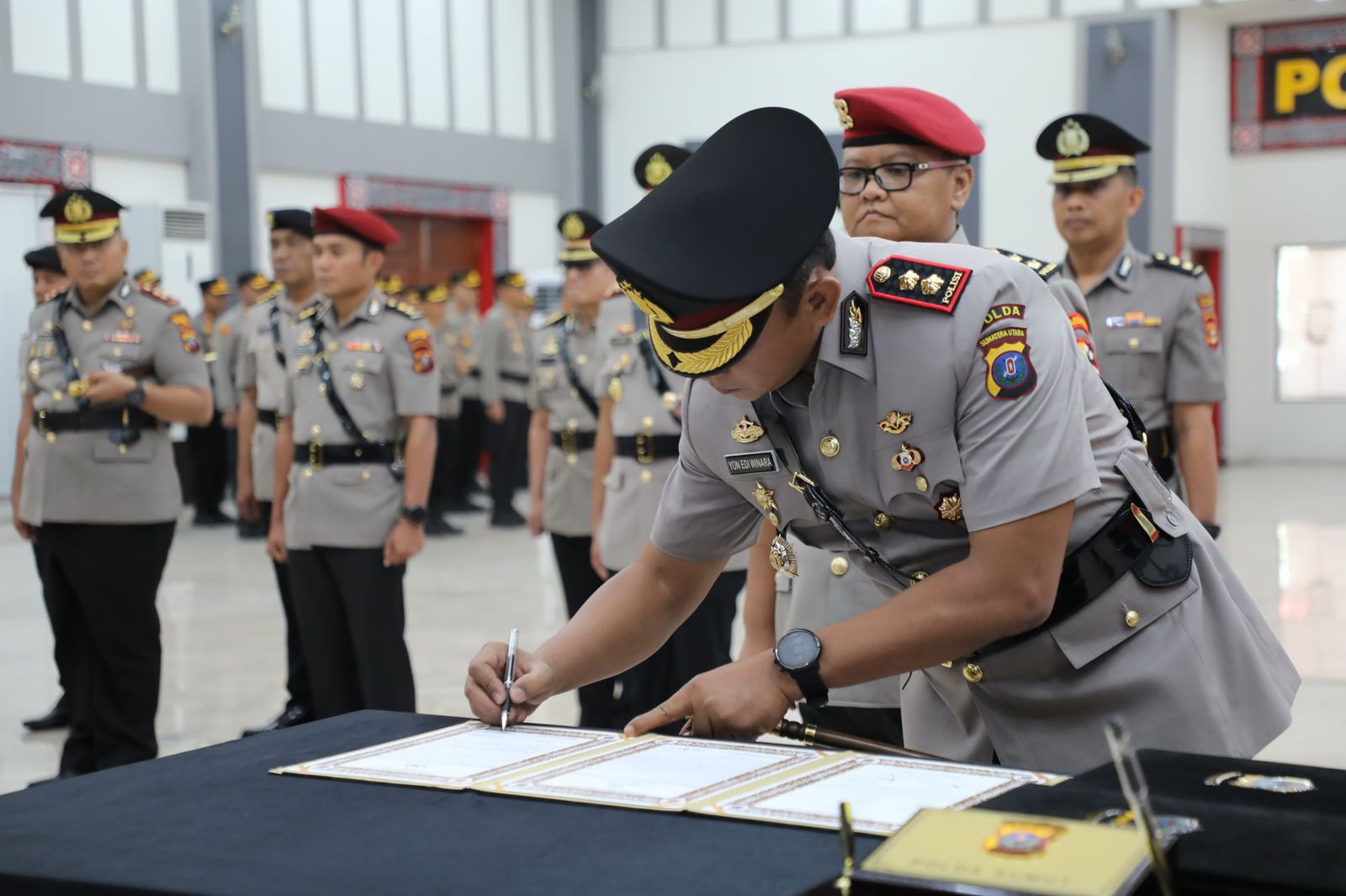 Kapolres Tanjungbalai Sertijab Kapolda Sumut