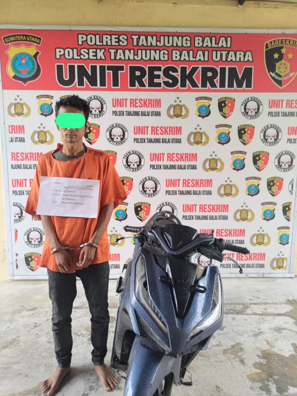Gelapkan Sepeda Motor AFH Berurusan Dengan Polisi
