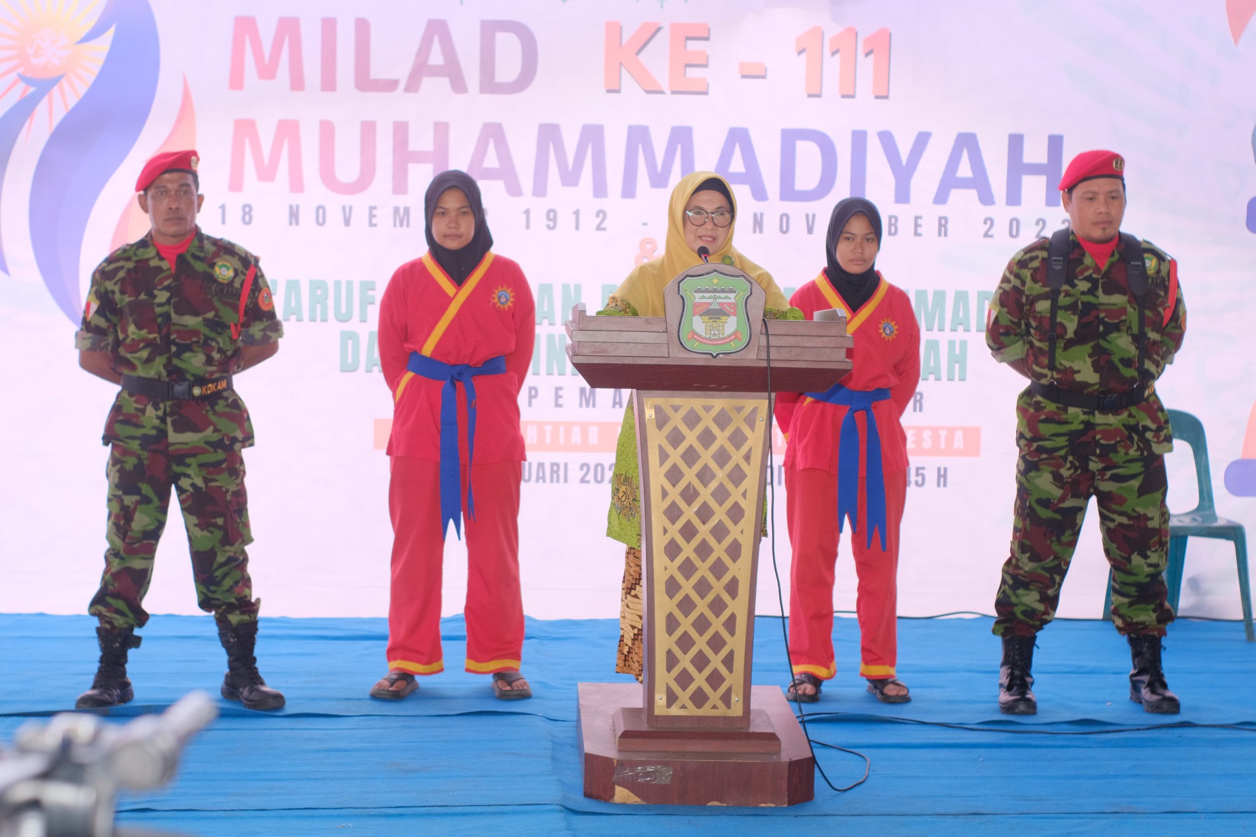 Wali Kota dr Susanti Dewayani, SpA Hadiri Puncak Milad Muhammadiyah ke-111 Kota Pematang Siantar