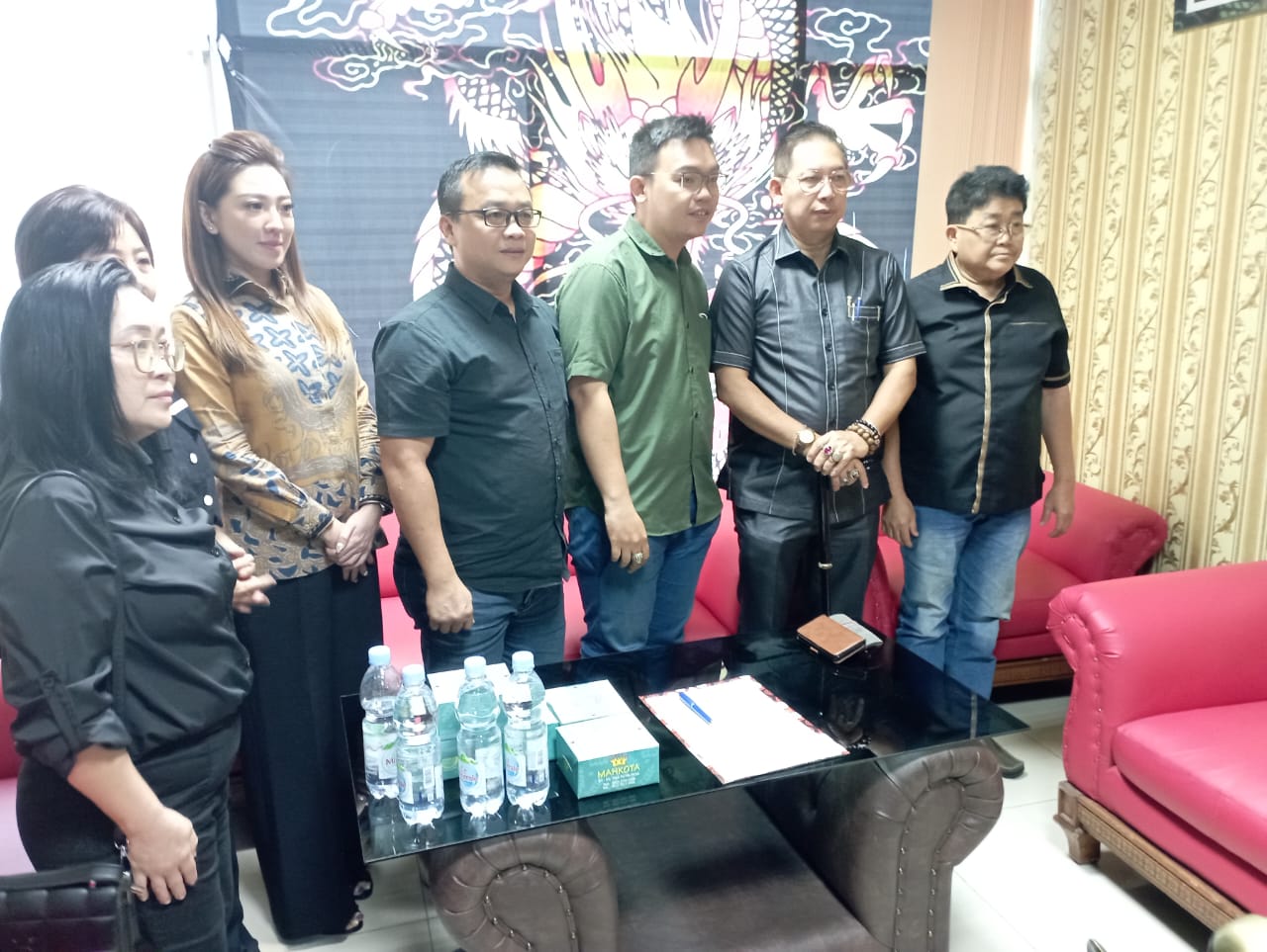 Wong Chun Sen Menerima Aundesi Pengurus Perkumpulan Dharmapala Nusantara Sumatera Utara