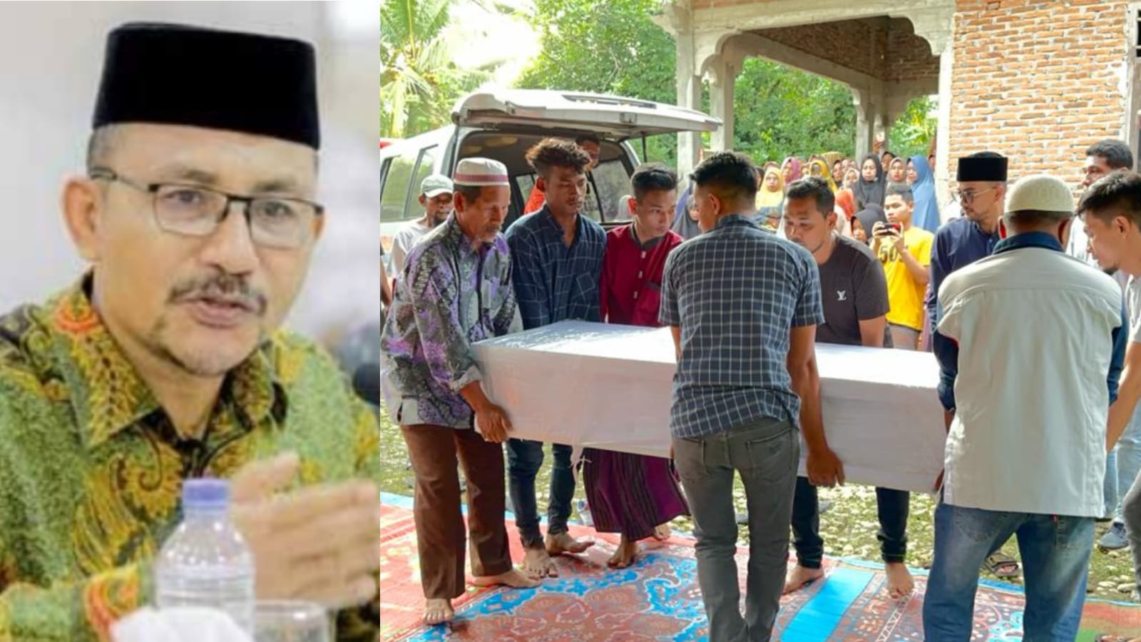 Jenazah TKI Asal Aceh Meninggal Akibat Kecelakaan Truk Tiba di Rumah Duka, Haji Uma Sampaikan Dukacita