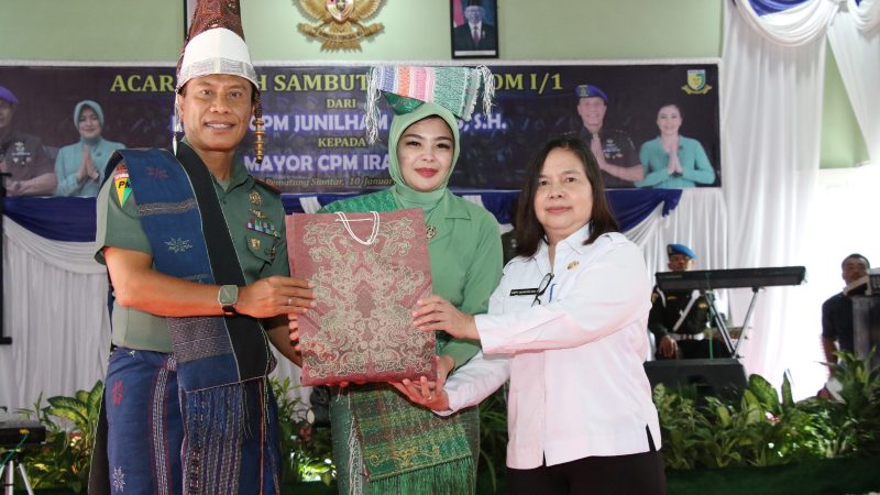 Diwakili Staf Ahli, Wali Kota dr Susanti Dewayani Hadiri Acara Pisah Sambut Dandenpom I/1 Pematang Siantar