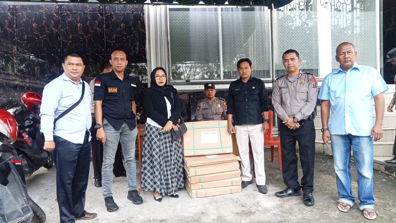 Tahapan Pemilu, Polres Tanjung Balai Laksanakan Pengamanan Pendistribusian Logistik