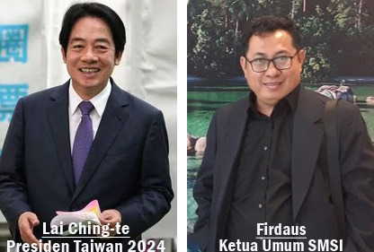 Hubungan Internasional: Ketua Umum SMSI Sampaikan Ucapan Selamat untuk Presiden Taiwan Terpilih