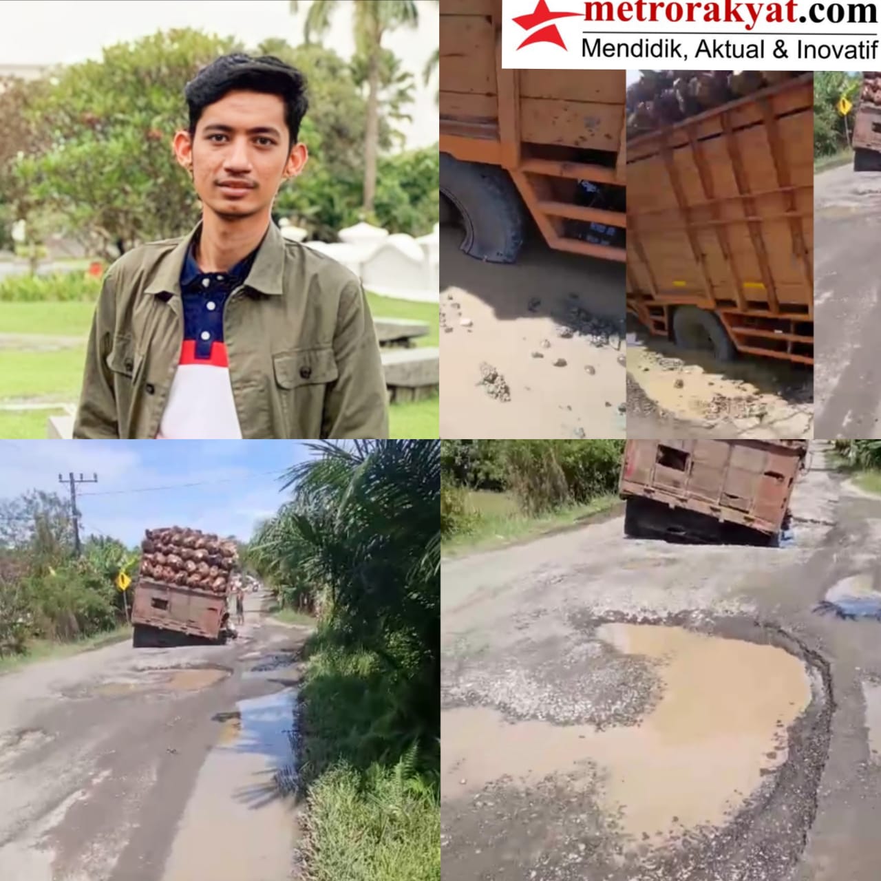 Jalur Lintas Provinsi Via Meulaboh Geumpang Kini Mengalami Kerusakan Jalan Sangat Parah dan Berlobang