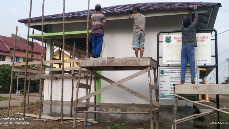 Diduga Pembangunan Rumah Jaga Rusunawa Sekayu APBD -P Pada Dinas Perumahan dan Kawasan Permukiman KAB MUBA TA 2023 Dikerjakan Asal Jadi