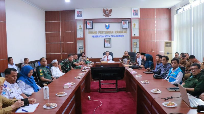 Ciptakan Suasana Kondusif Sebelum Pemilu, Pj Wali Kota Jasman Pimpin Rakor bersama KPU