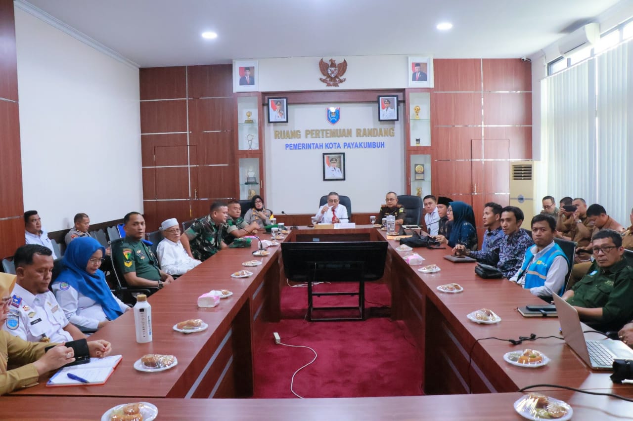Ciptakan Suasana Kondusif Sebelum Pemilu, Pj Wali Kota Jasman Pimpin Rakor bersama KPU