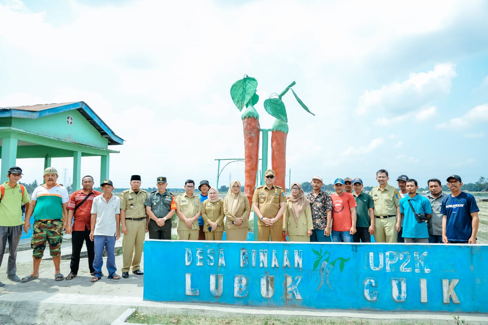Pj. Bupati Batu Bara Nizhamul Tinjau Kawasan Sentra Cabai Lubuk Cuik