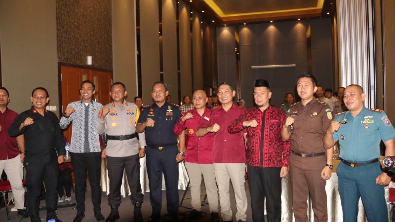 Polres Tanjung Balai Hadiri Kegiatan TIMPORA Dukung Pemilu 2024 Aman Damai
