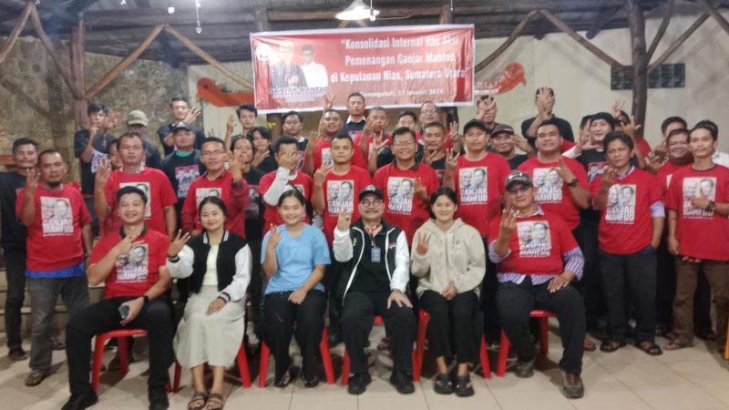 Firman Jaya Daeli, SH : Dorong Relawan Ganjar Mahfud Kepulauan Nias Untuk Menjadi Garda Terdepan